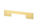 GREEP DRIMO 160MM ALUMINIUM / BRUSHED GOLD SYMMETRISCH