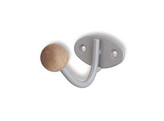 CROCHET HETRE / GRIS LAQUE TEINTE ACIER