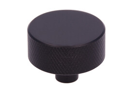KNOP ALU / GERIBBELD MAT-ZWART