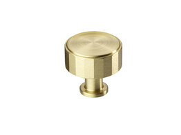 KNOP BROADWAY   MESSING O29MM MAT MESSING
