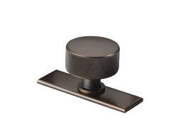 ACHTERPLAAT   MESSING CC64MM DONKER BRONS