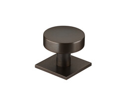 KNOP CAMBRIDGE   MESSING O34MM DONKER BRONS