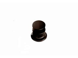 KNOP ORKNEY   MESSING O31MM DONKER BRONS